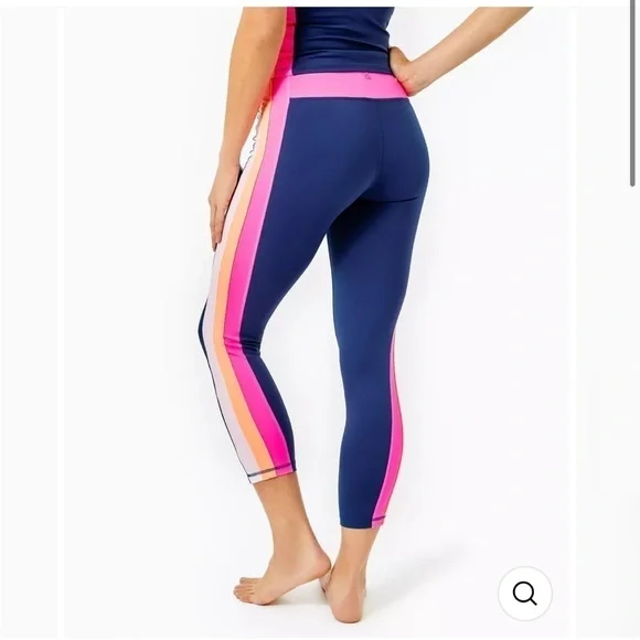 Lilly Pulitzer Luxletic Weekender High Rise Midi Legging NWT - Picture 2 of 9